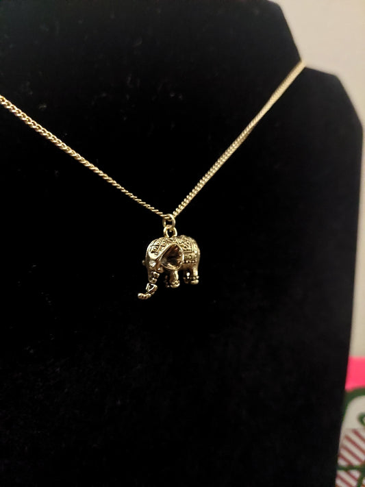 Elephant Pendant Necklace