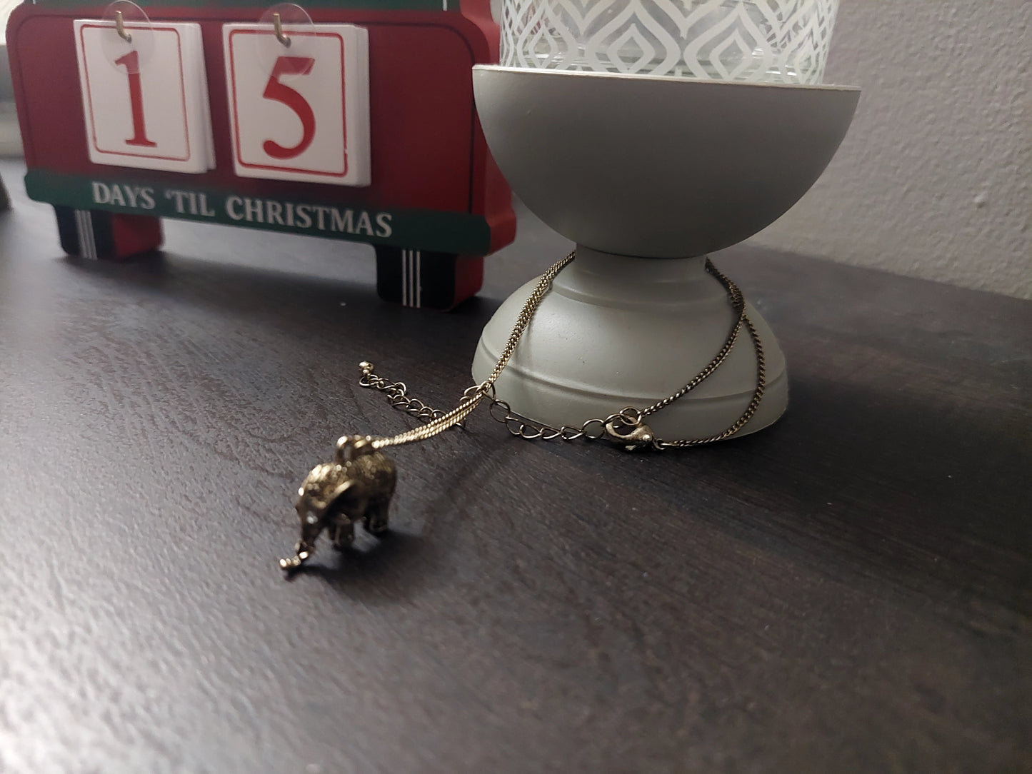 Elephant Pendant Necklace