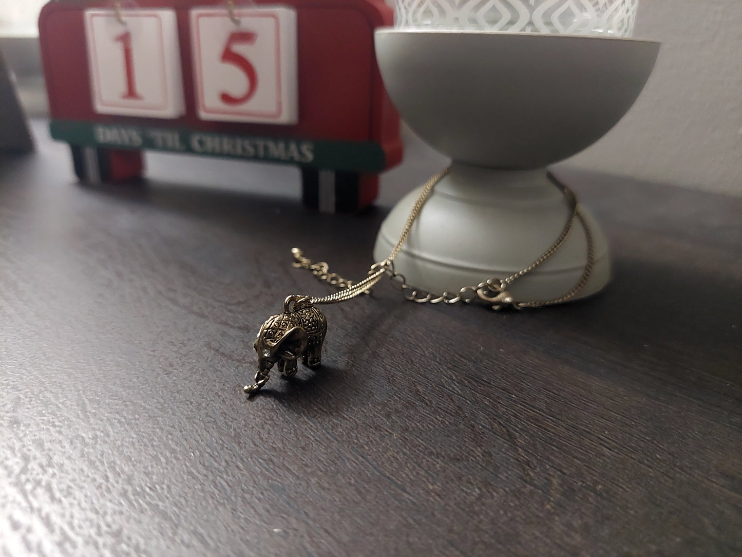 Elephant Pendant Necklace