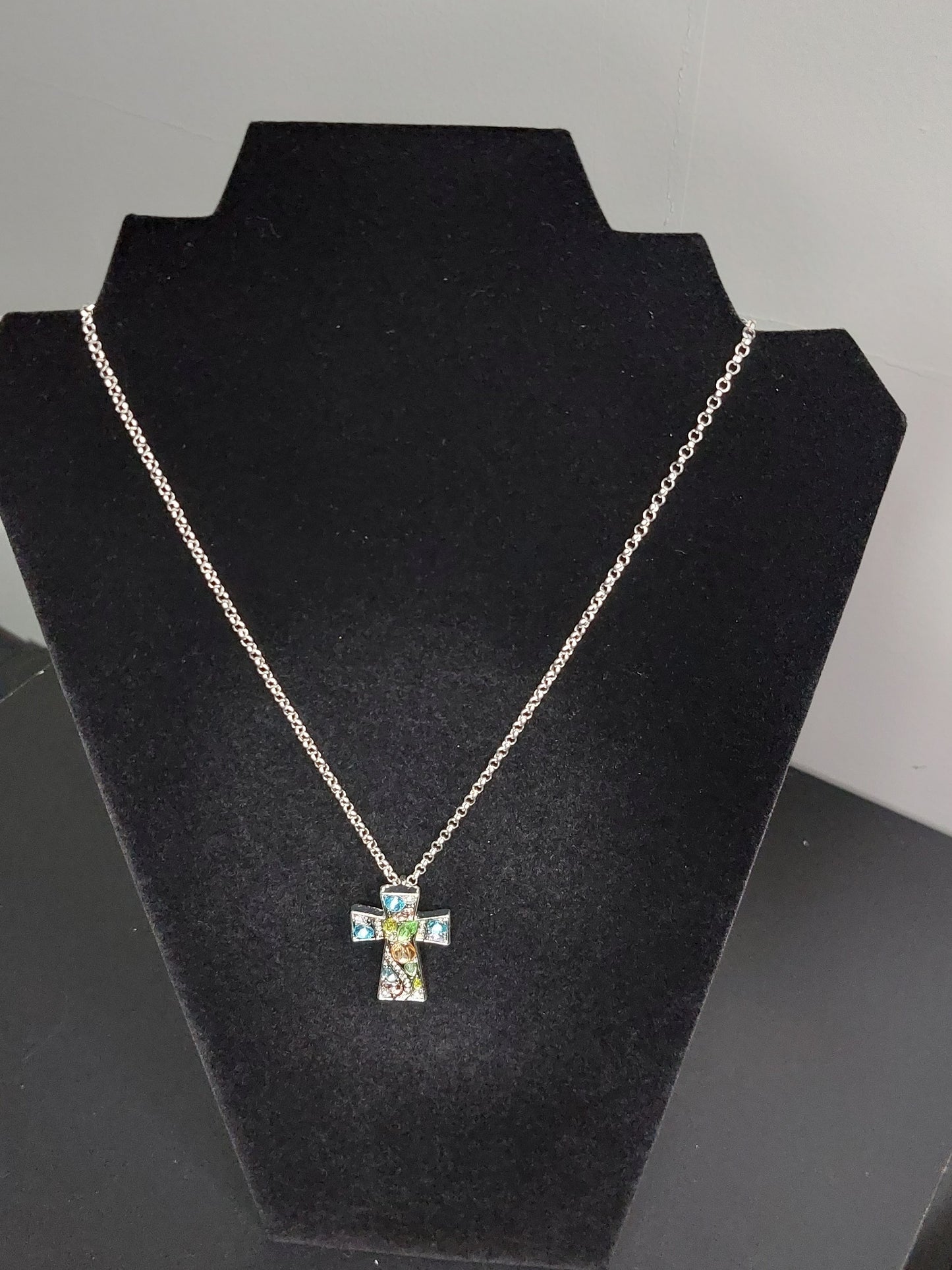 Modern Cross Necklace